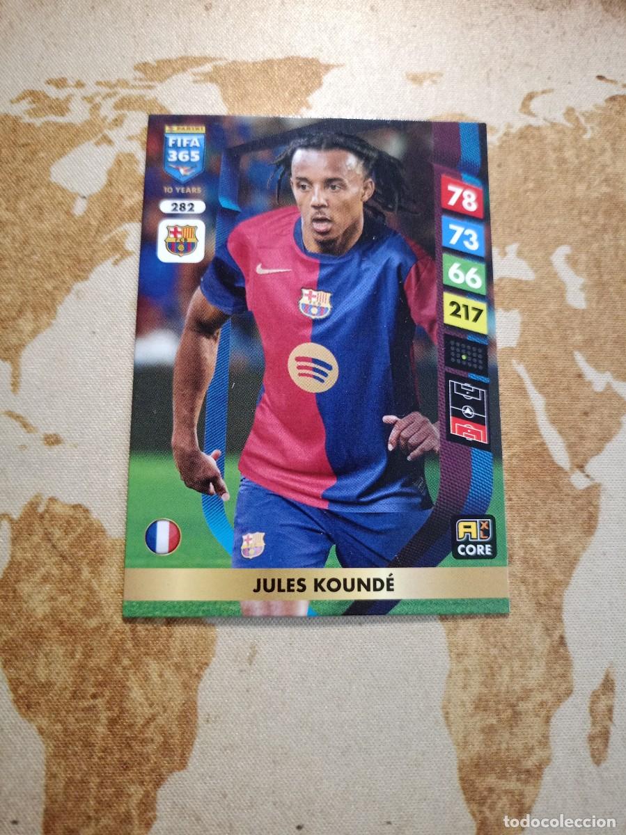 Cromos de f&uacute;tbol: Barcelona 282 JULES KOUND&Eacute; Adrenalyn FIFA 365 2025