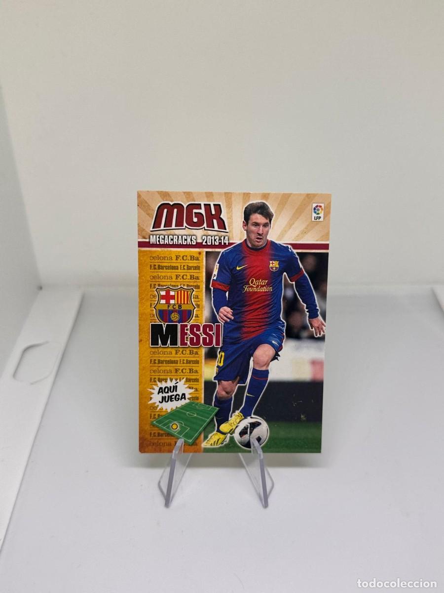 Cromos de f&uacute;tbol: Lionel Messi #72 FC Barcelona Panini Megacracks 2013 14