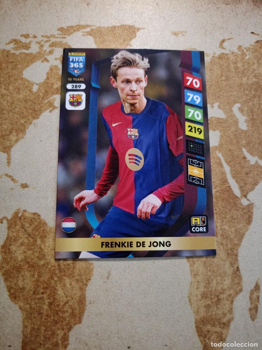 Cromos de f&uacute;tbol: Barcelona 289 FRENKIE DE JONG Adrenalyn FIFA 365 2025