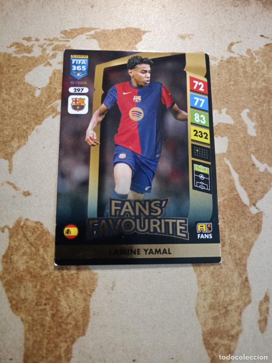 Cromos de f&uacute;tbol: Barcelona 297 LAMINE YAMAL Adrenalyn FIFA 365 2025