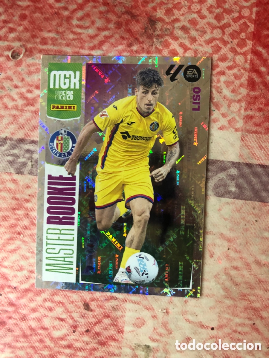 Cromos de f&uacute;tbol: CROMO DE FUTBOL NUMERO 514 LISO GETAFE MASTER ROOKIE MEGACRACKS 2025 2026 MGK PANINI !
