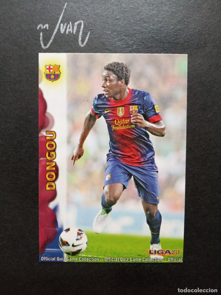 Fu&szlig;ball-Sticker: N&ordm; 905 DONGOU BARCELONA B ⚽ MUNDICROMO &reg; PLATINUM FICHA LIGA QUIZ GAME 2012 2013 12 13