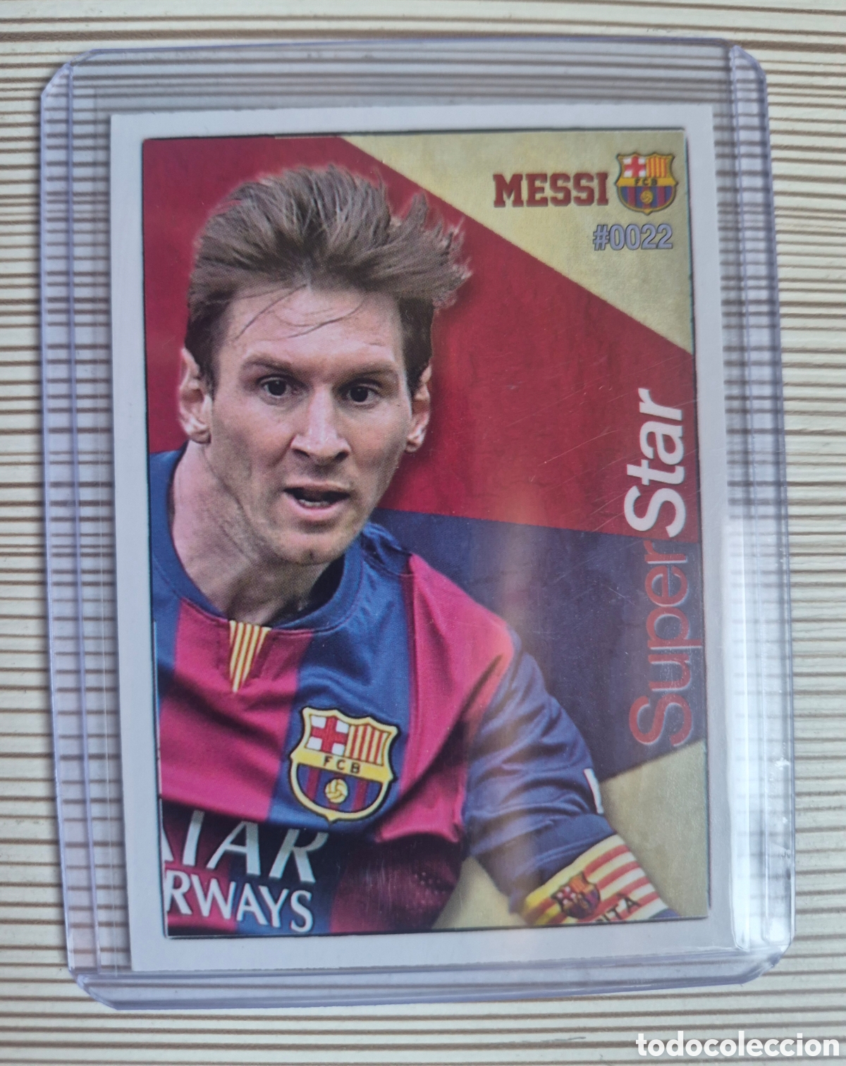 Fu&szlig;ball-Sticker: Messi Super Star Mate Mundicromo 2015 2016