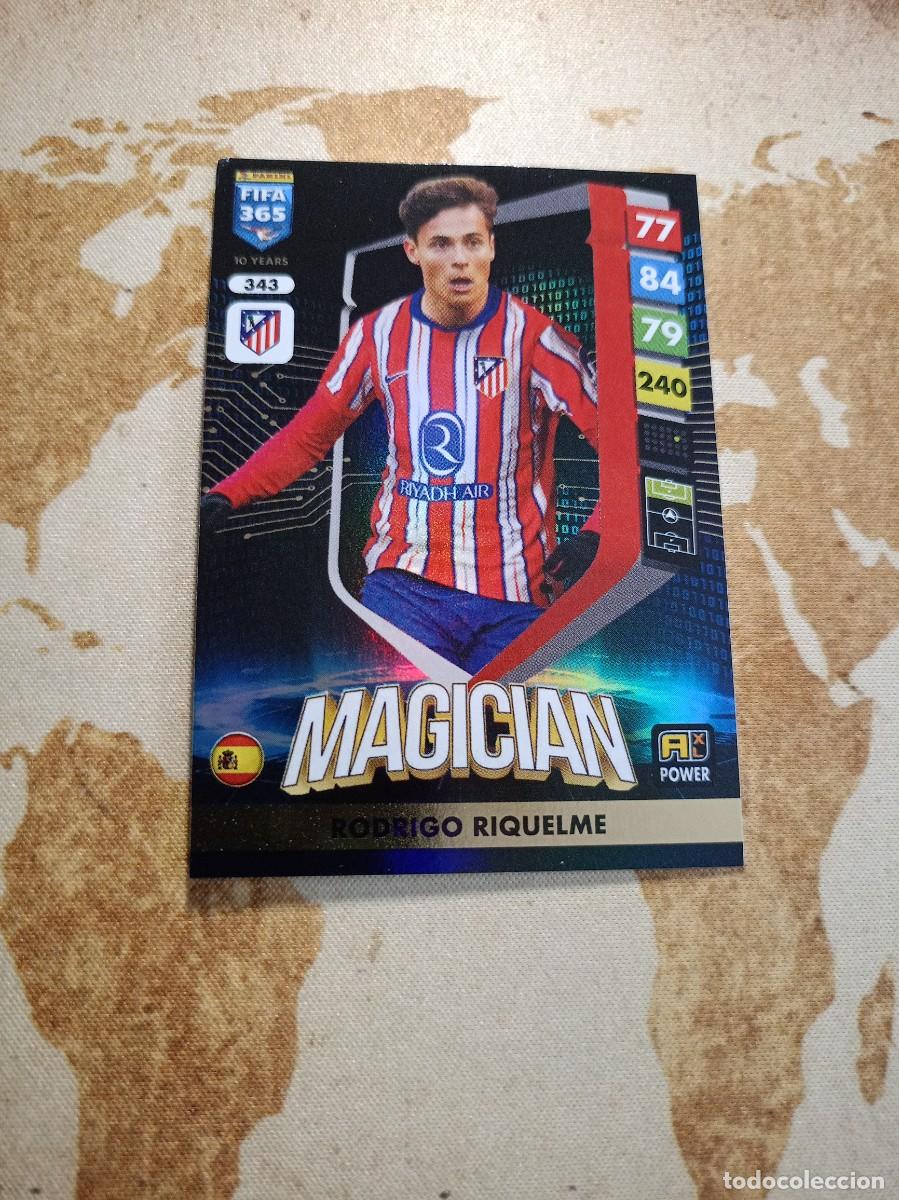 Fu&szlig;ball-Sticker: # Power 343 RODRIGO RIQUELME Adrenalyn FIFA 365 2025