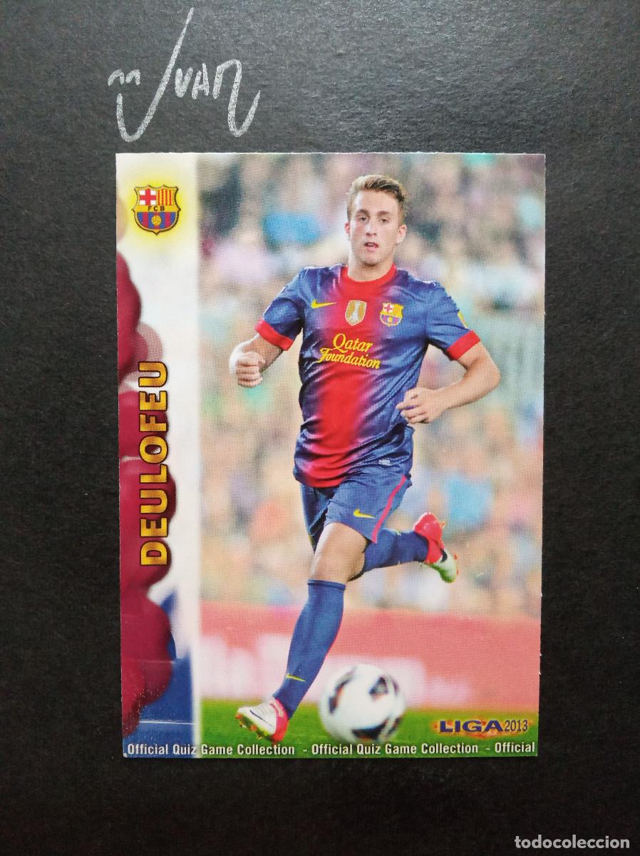 Fu&szlig;ball-Sticker: N&ordm; 904 DEULOFEU BARCELONA B ⚽ MUNDICROMO &reg; PLATINUM FICHA LIGA QUIZ GAME 2012 2013 12 13