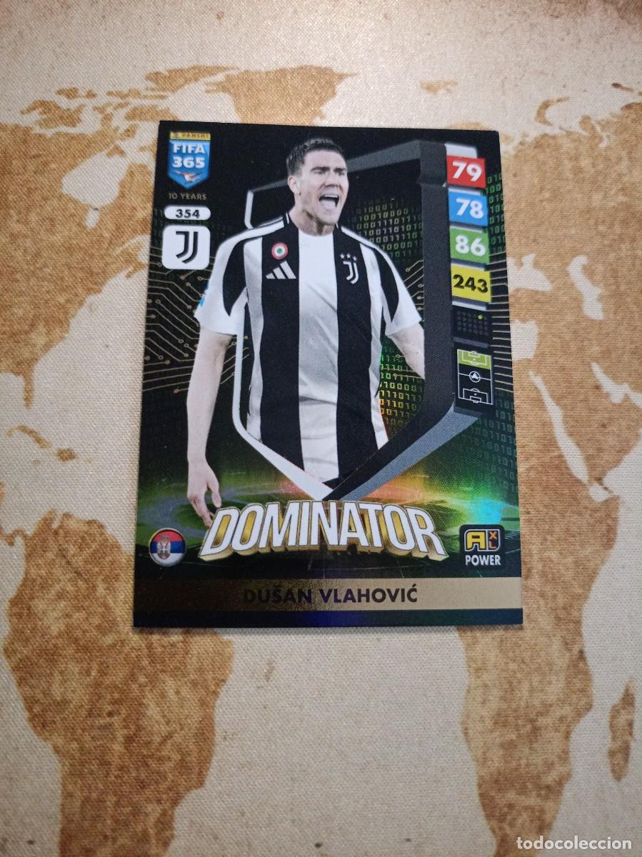 Fu&szlig;ball-Sticker: # Power 354 DUSAN VLAHOVIC Adrenalyn FIFA 365 2025
