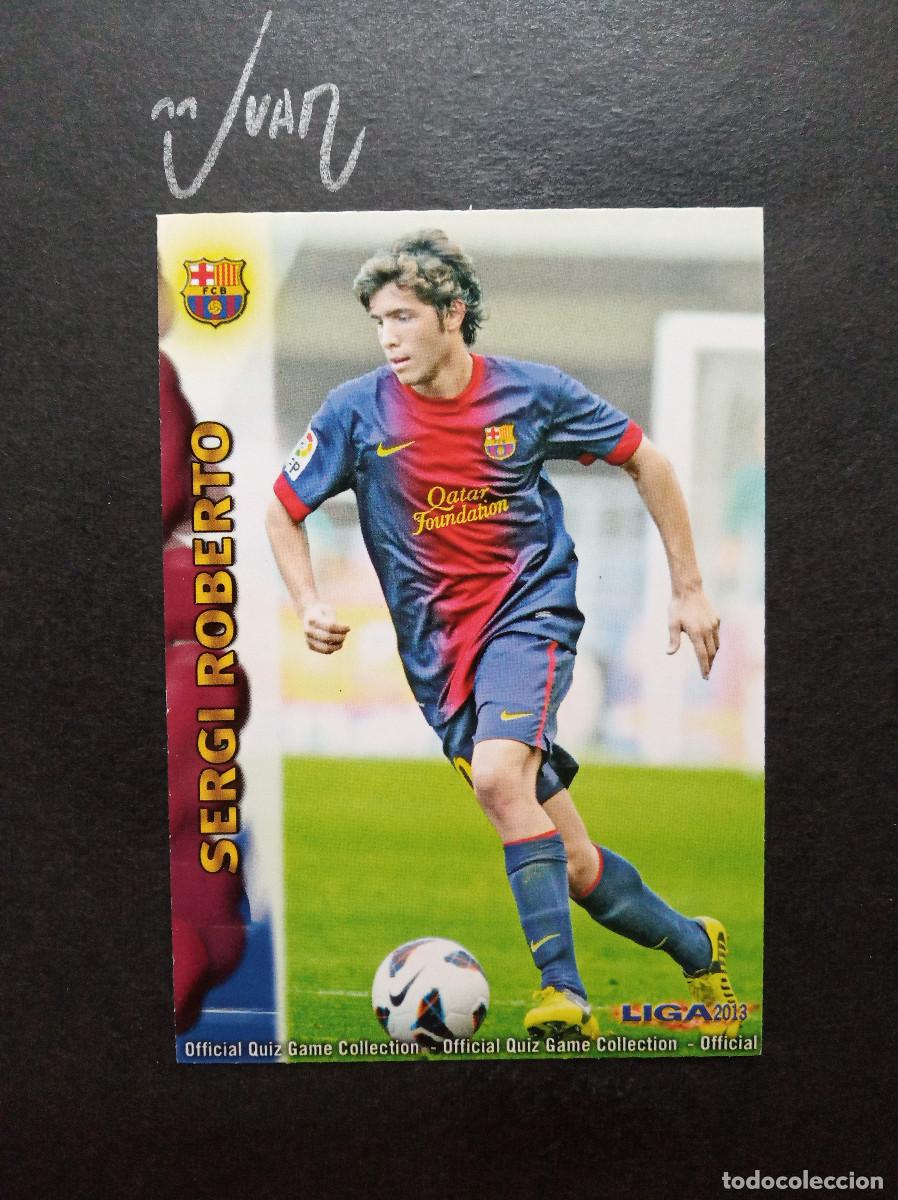Cromos de f&uacute;tbol: N&ordm; 903 SERGI ROBERTO BARCELONA B ESPA&Ntilde;A ⚽ MUNDICROMO &reg; PLATINUM FICHA LIGA QUIZ GAME 2012 2013 12 13