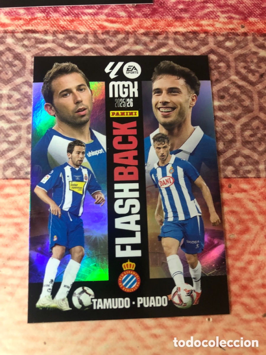 Cromos de f&uacute;tbol: 517 TAMUDO PUADO ESPANYOL FLASHBACK FLASH BACK ⚽ MEGACRACKS LIGA 2025 2026 25 26