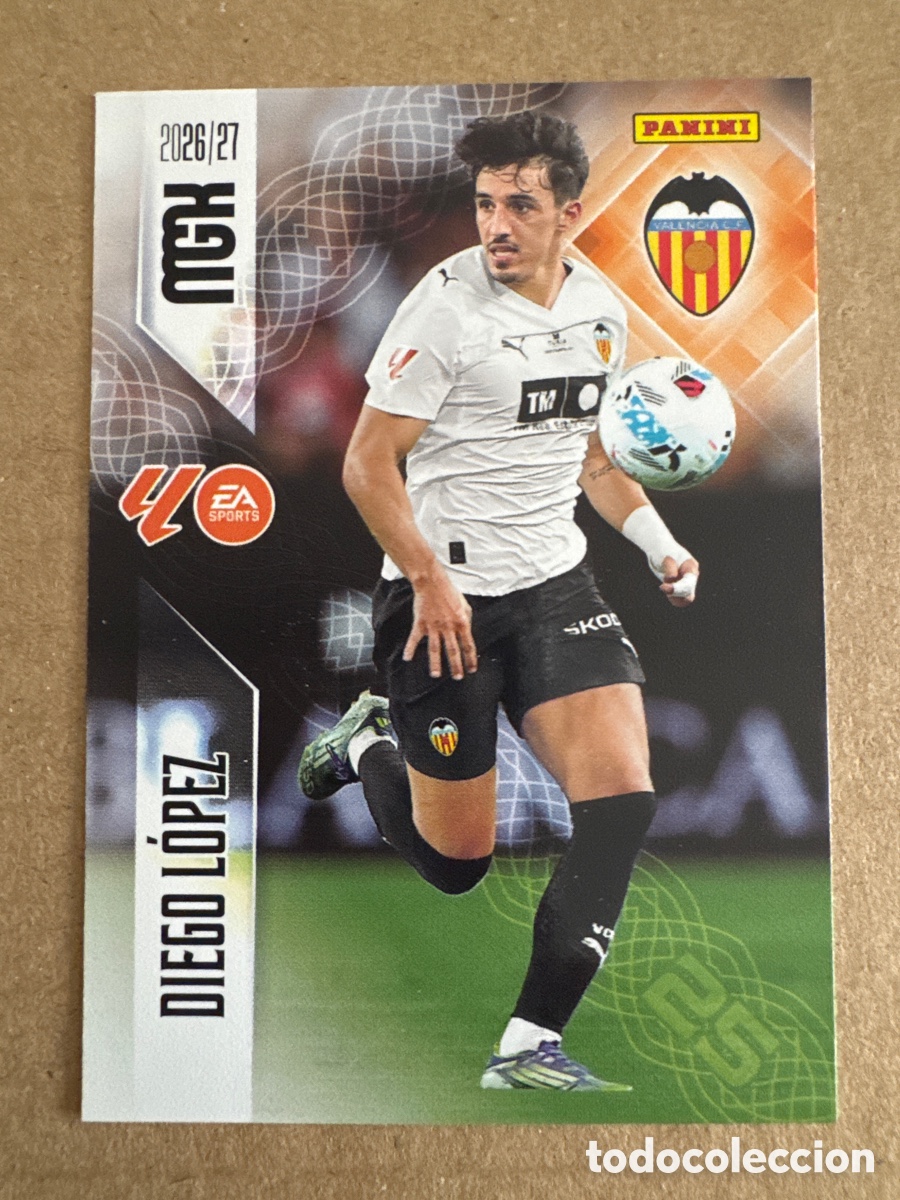Cromos de f&uacute;tbol: # 359 Diego L&oacute;pez Valencia Megacracks 26 27 2026 2027