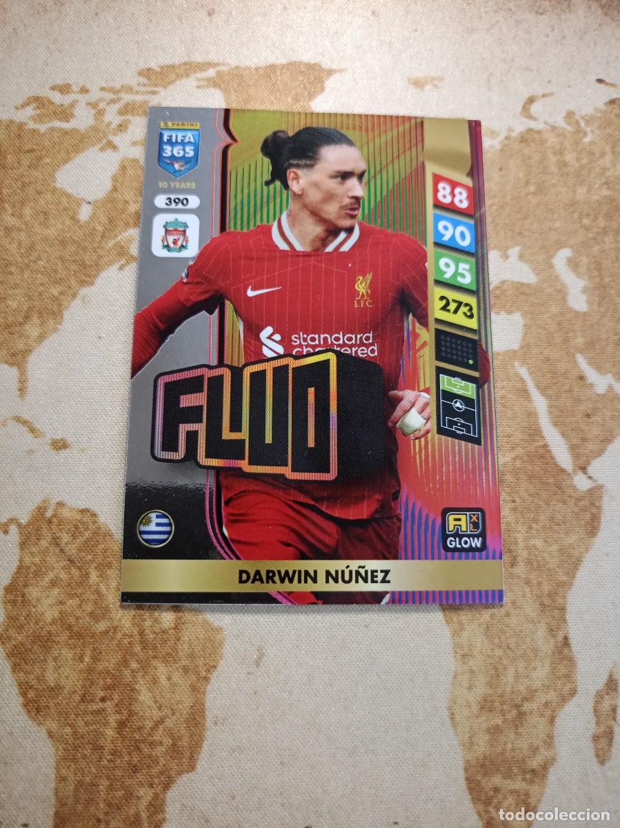 Cromos de f&uacute;tbol: Glow 390 DARWIN N&Uacute;&Ntilde;EZ Adrenalyn FIFA 365 2025