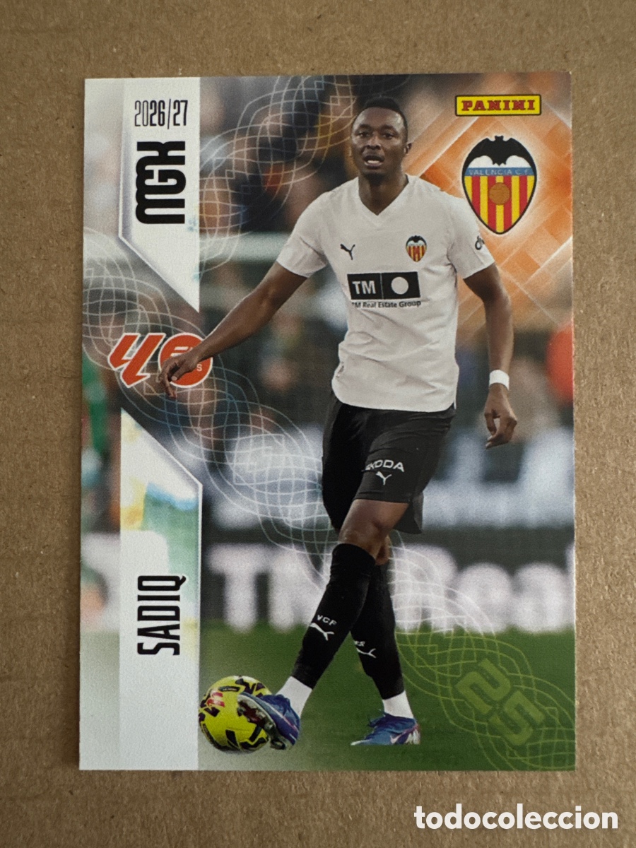 Cromos de f&uacute;tbol: # 360 Sadiq Valencia Megacracks 26 27 2026 2027