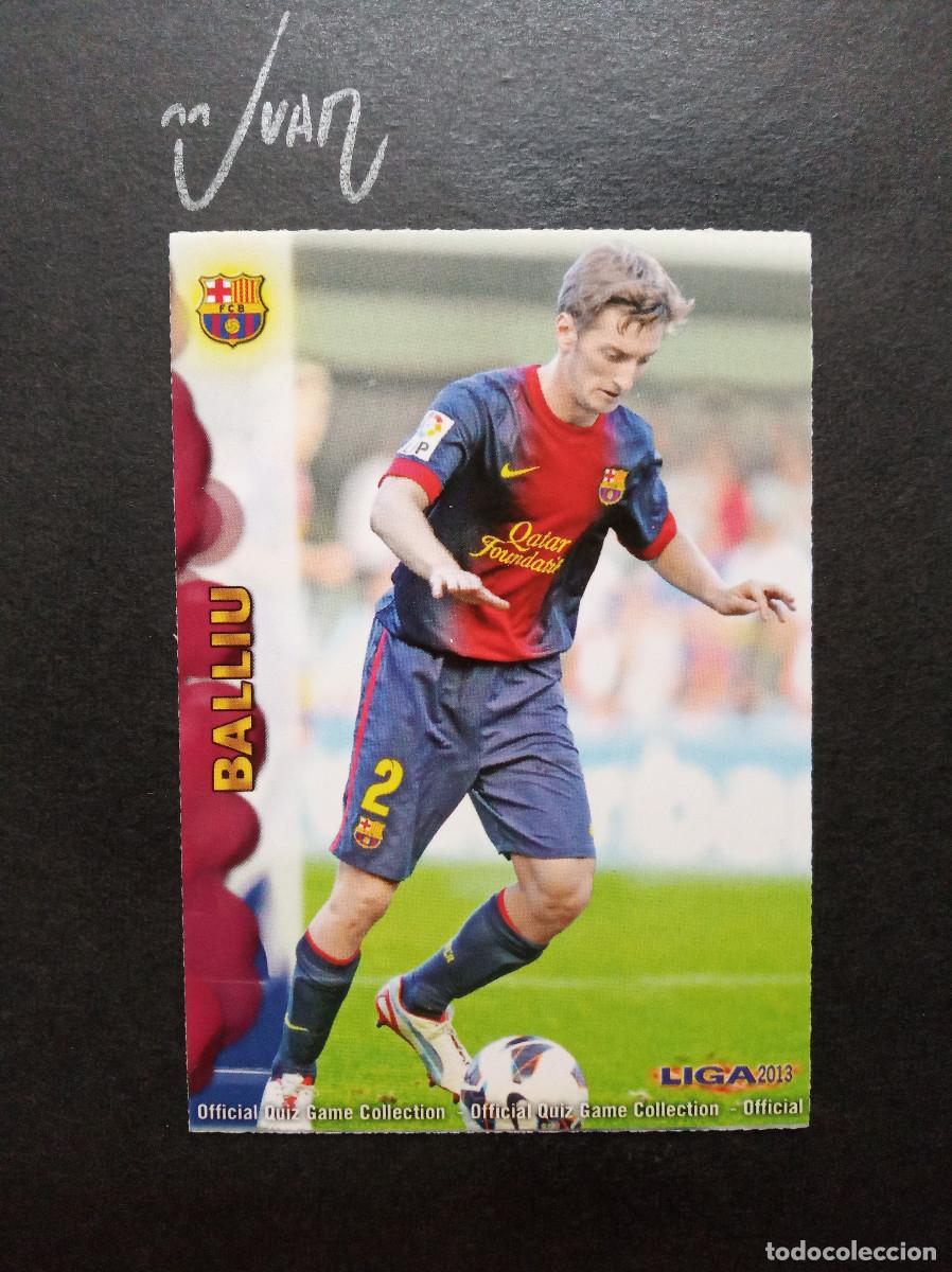 Cromos de Futebol: N&ordm; 896 BALLIU BARCELONA B ⚽ MUNDICROMO &reg; PLATINUM FICHA LIGA QUIZ GAME 2012 2013 12 13