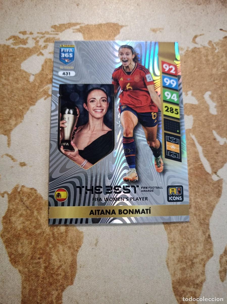 Football Stickers: # Icons 431 AITANA BONMAT&Iacute; Adrenalyn FIFA 365 2025
