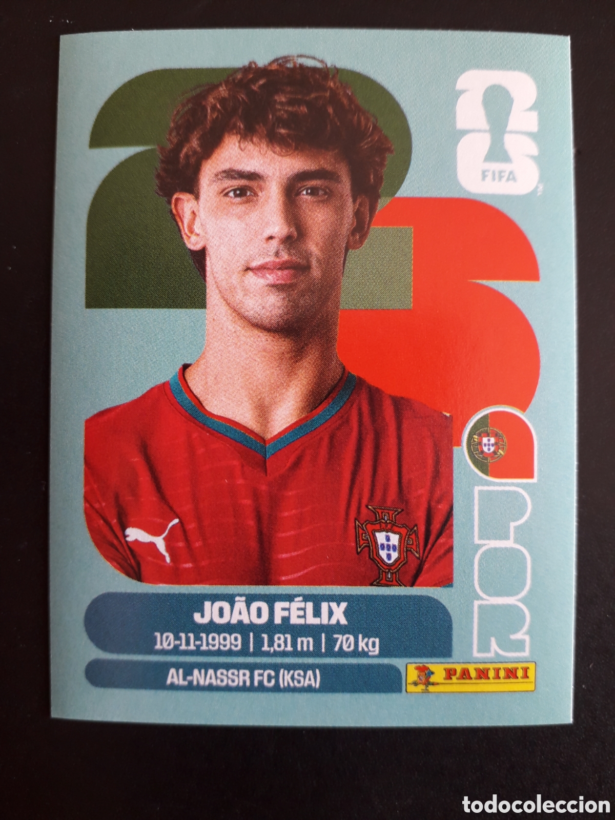 Cromos de Futebol: JO&Atilde;O F&Eacute;LIX PORTUGAL POR 17 MUNDIAL F&Uacute;TBOL 2026 FIFA WORLD CUP PANINI SIN PEGAR PEDIDO M&Iacute;NIMO 3&euro;