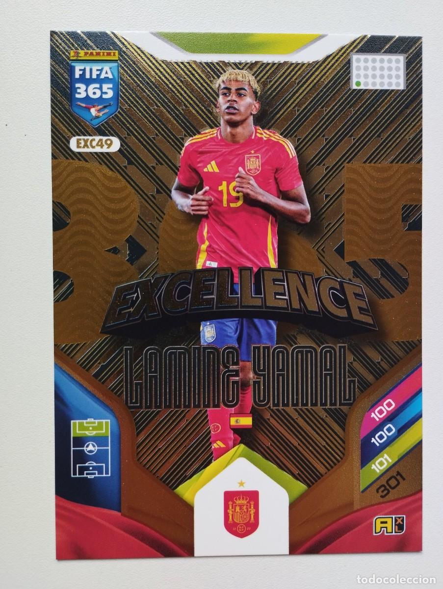 Cromos de f&uacute;tbol: CROMO ADRENALYN XXL FIFA 365 2025 2026 25 26 EXCELLENCE LAMINE YAMAL EXC49