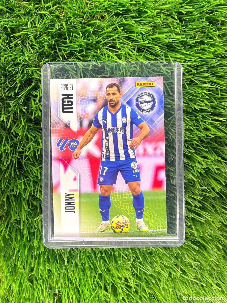 Cromos de f&uacute;tbol: N&ordm; 22 Jonny D Alav&eacute;s Megacracks 26 27