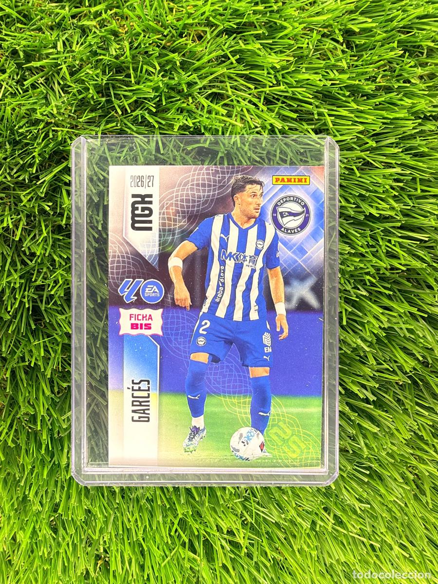 Cromos de f&uacute;tbol: N&ordm; 25BIS Garc&eacute;s Fichas Bis D Alav&eacute;s Megacracks 26 27