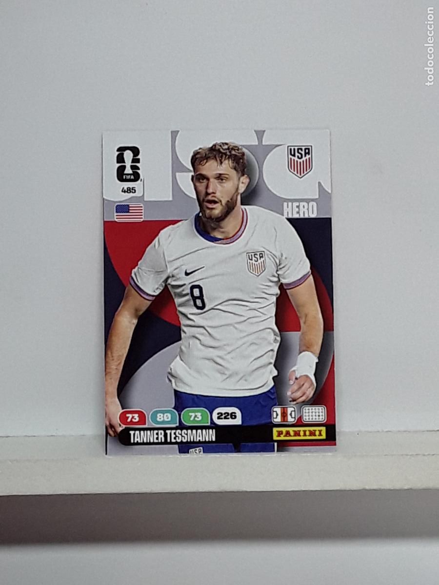 Cromos de f&uacute;tbol: ADRENALYN MUNDIAL 2026 WORLD CUP 26 ALBUM PANINI N 485 ESTADOS UNIDOS USA TANNER TESSMANN