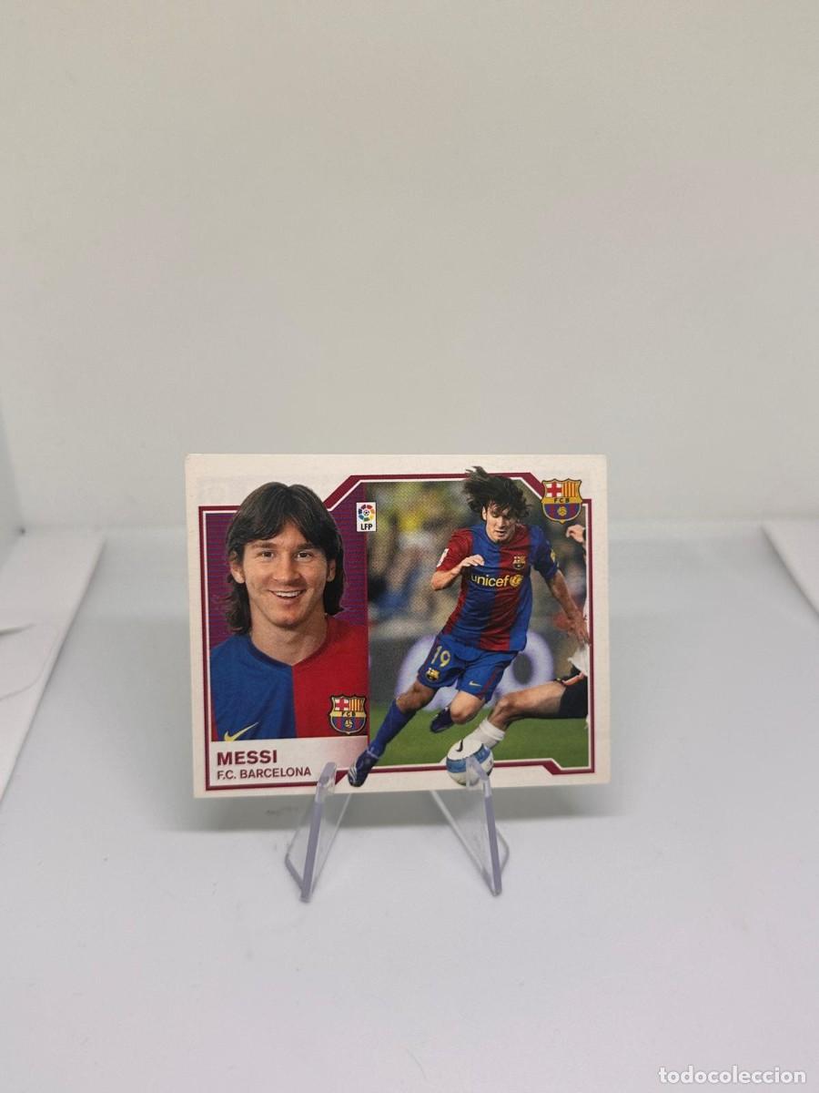 Cromos de f&uacute;tbol: Lionel Messi FC Barcelona Panini Liga Este 2007 2008 2