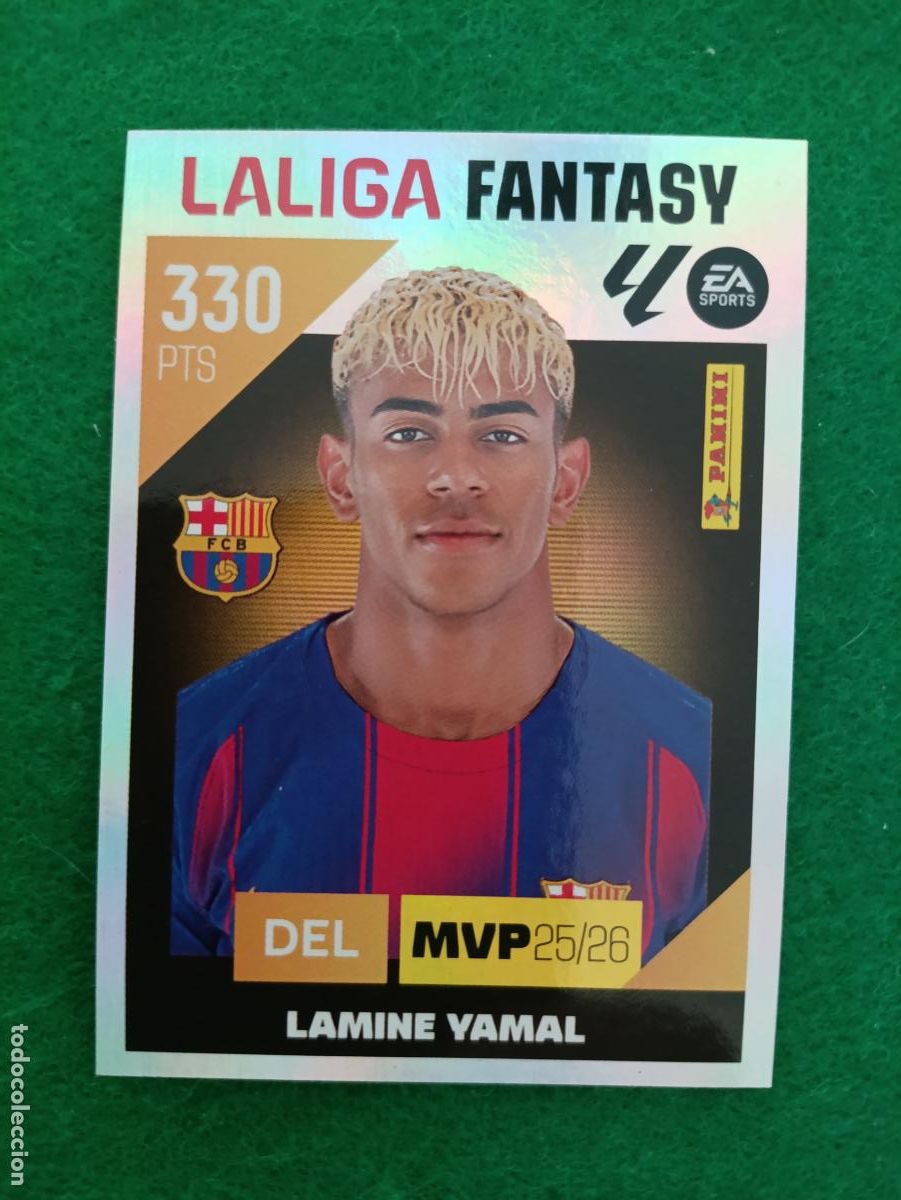 Cromos de f&uacute;tbol: LIGA ESTE 2026 2027 FC BARCELONA LAMINE YAMAL FANTASY N&ordm;5