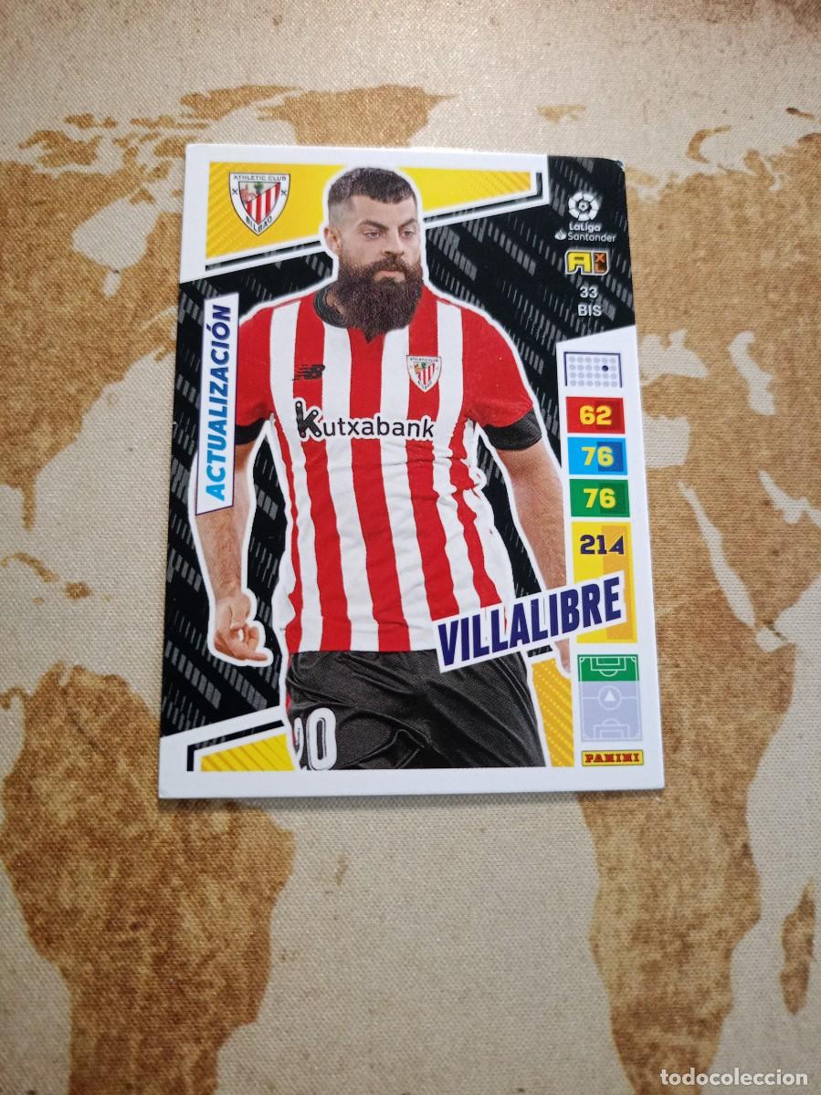 Cromos de f&uacute;tbol: # Athletic 33 bis VILLALIBRE Adrenalyn 2022-23