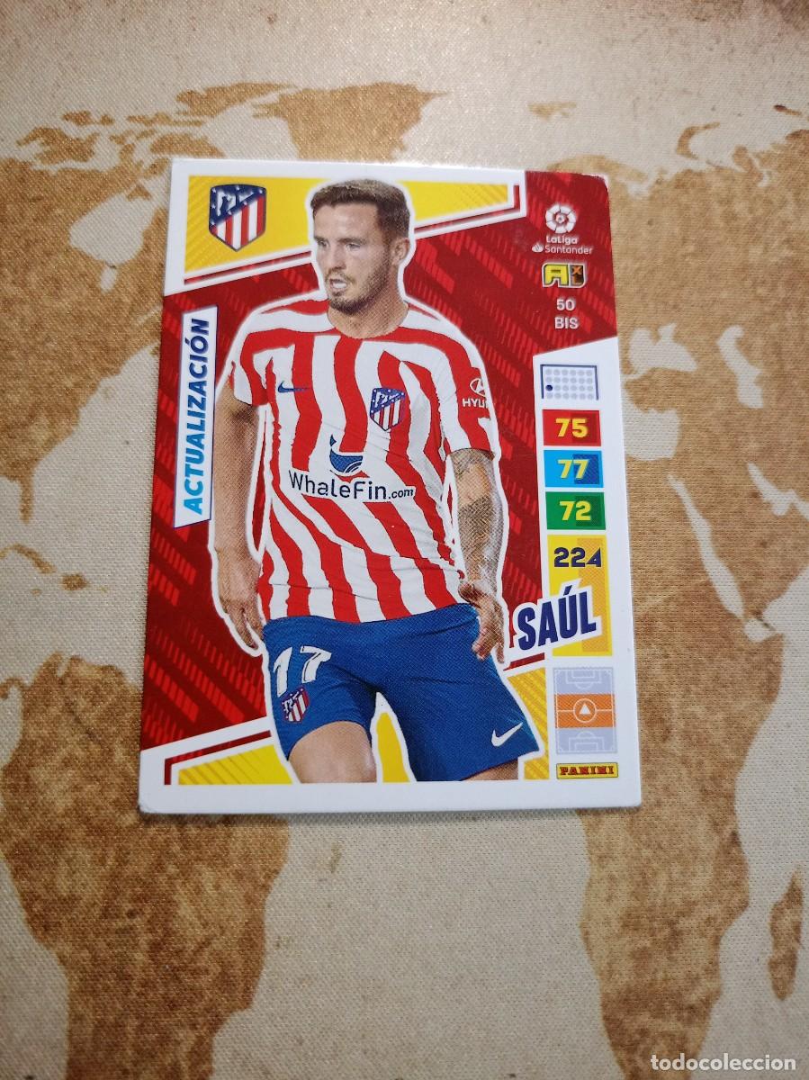 Cromos de f&uacute;tbol: # Atl&eacute;tico de Madrid 50 Bis SA&Uacute;L Adrenalyn 2022-23