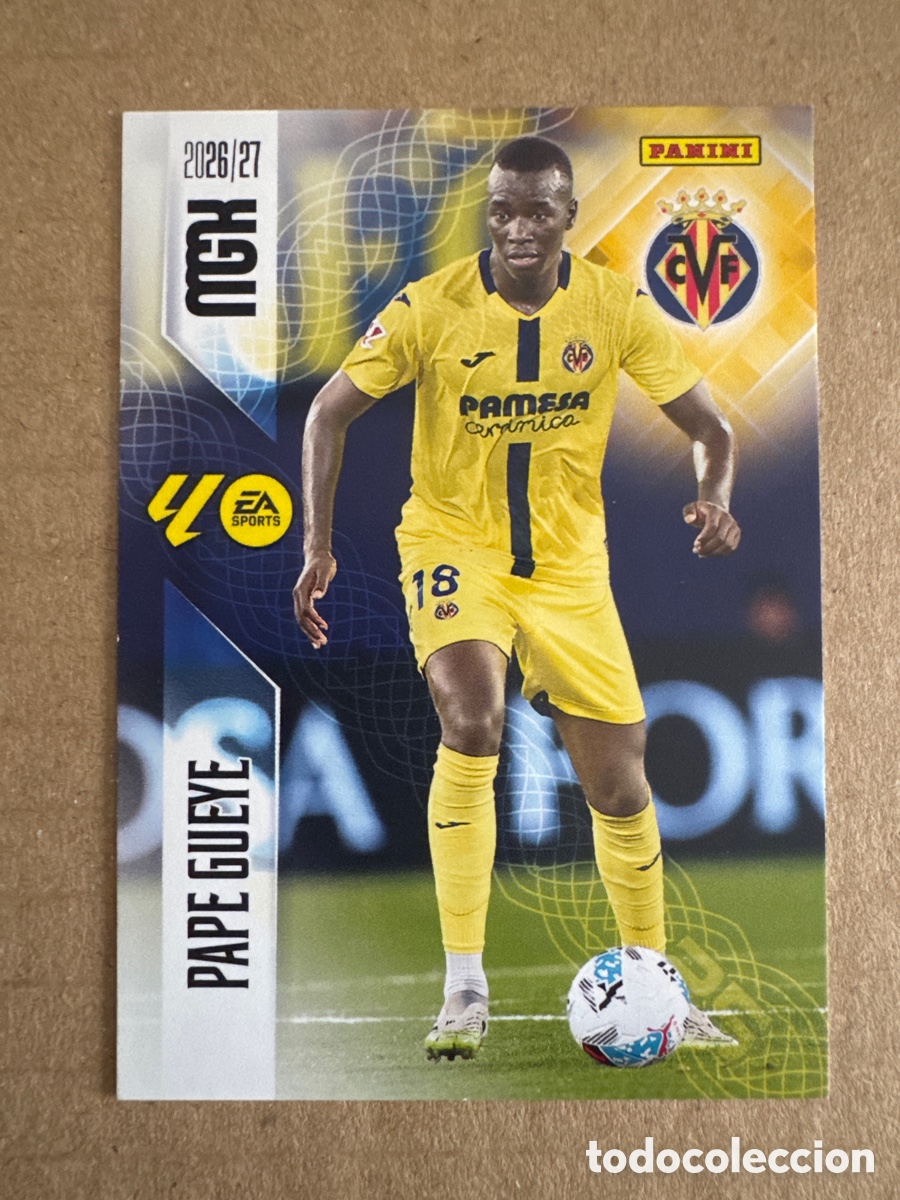 Cromos de f&uacute;tbol: # 372 Pape Gueye Villarreal Megacracks 26 27 2026 2027