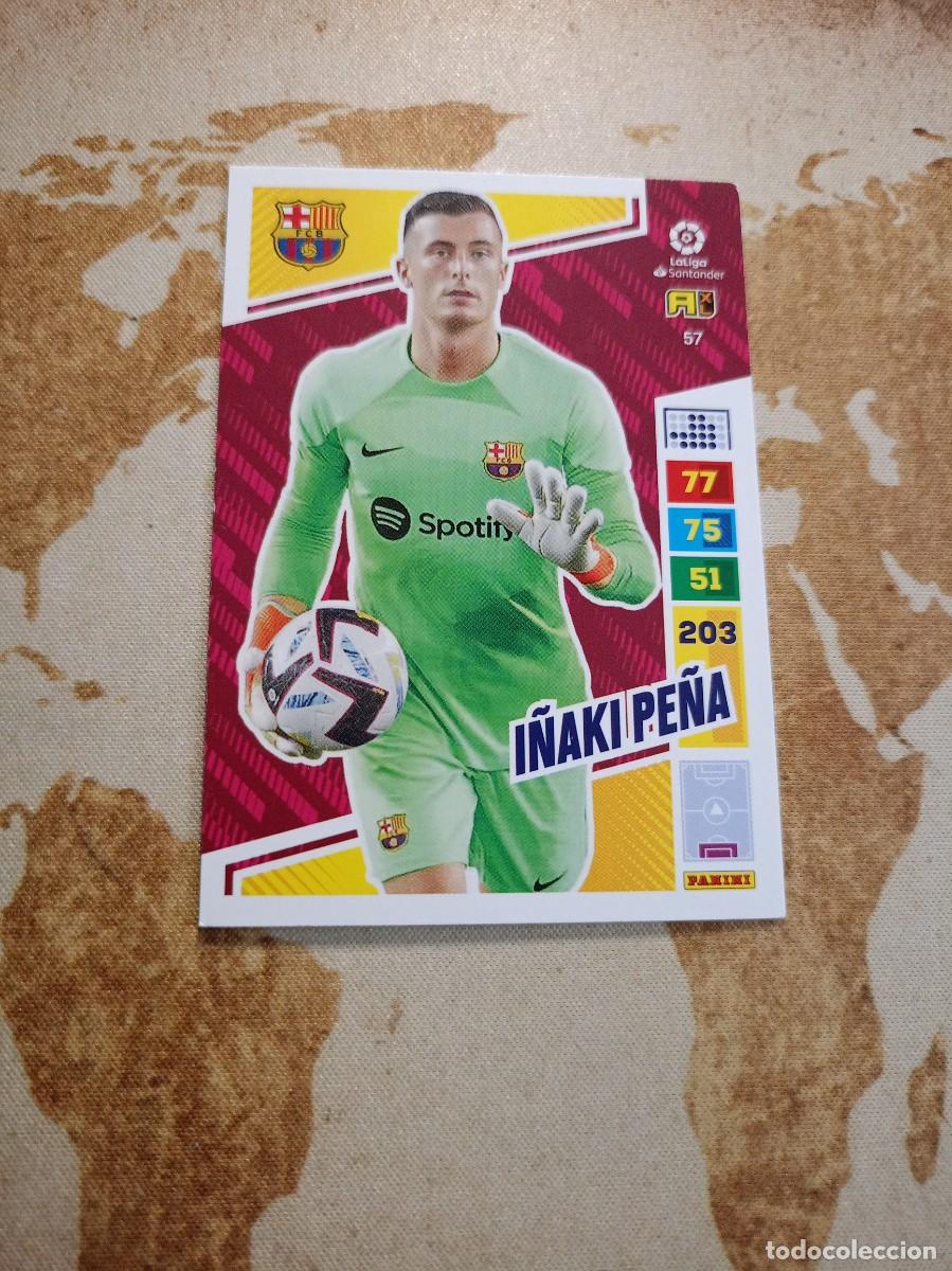 Cromos de f&uacute;tbol: # Barcelona 57 I&Ntilde;AKI PE&Ntilde;A Adrenalyn 2022-23