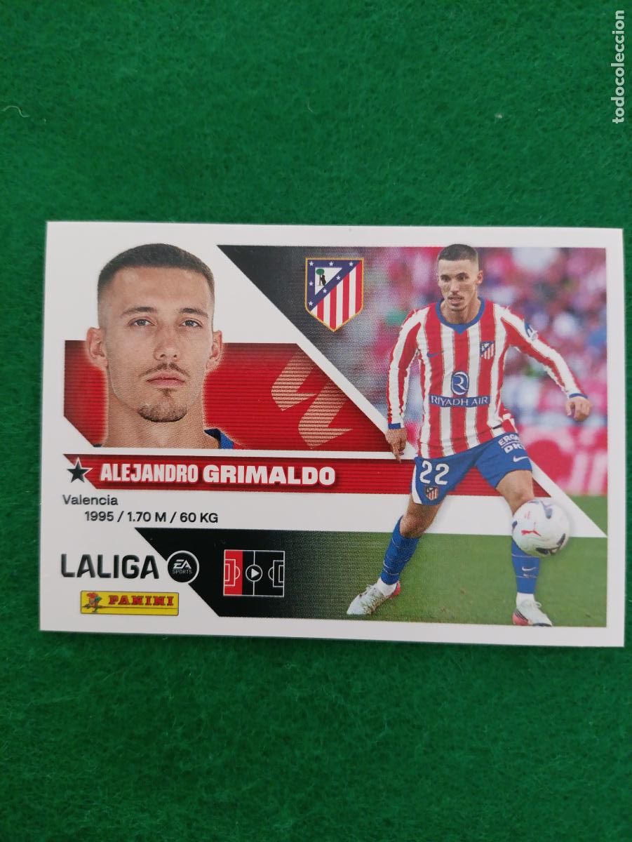 Cromos de f&uacute;tbol: LIGA ESTE 2026 2027 ATL&Egrave;TICO DE MADRID 10 BIS GRIMALDO