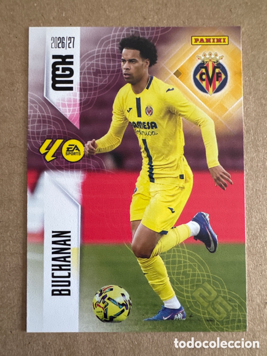 Cromos de f&uacute;tbol: # 374 Buchanan Villarreal Megacracks 26 27 2026 2027