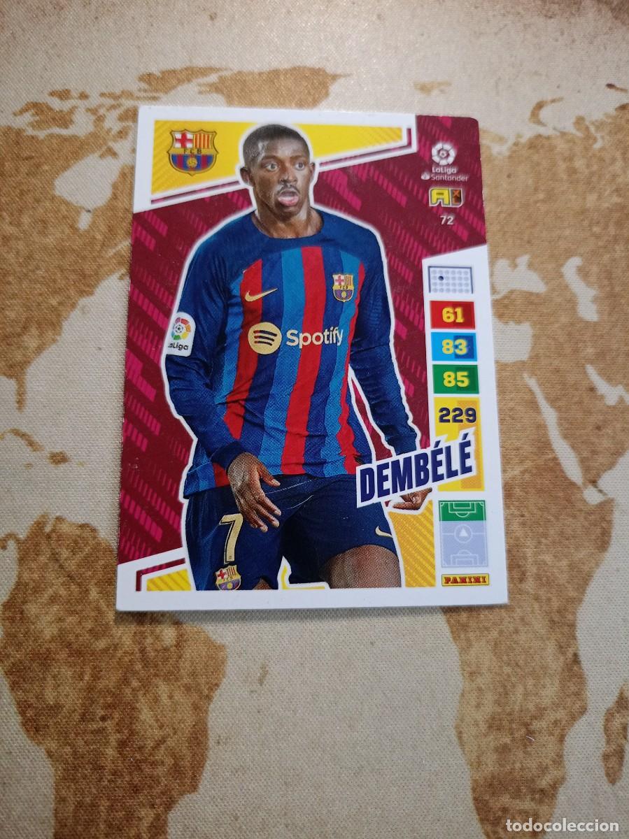 Cromos de f&uacute;tbol: # Barcelona 72 DEMB&Eacute;L&Eacute; Adrenalyn 2022-23