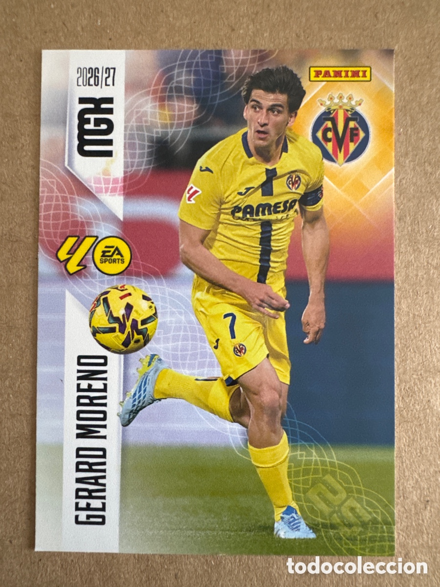 Cromos de f&uacute;tbol: # 378 Gerard Moreno Villarreal Megacracks 26 27 2026 2027