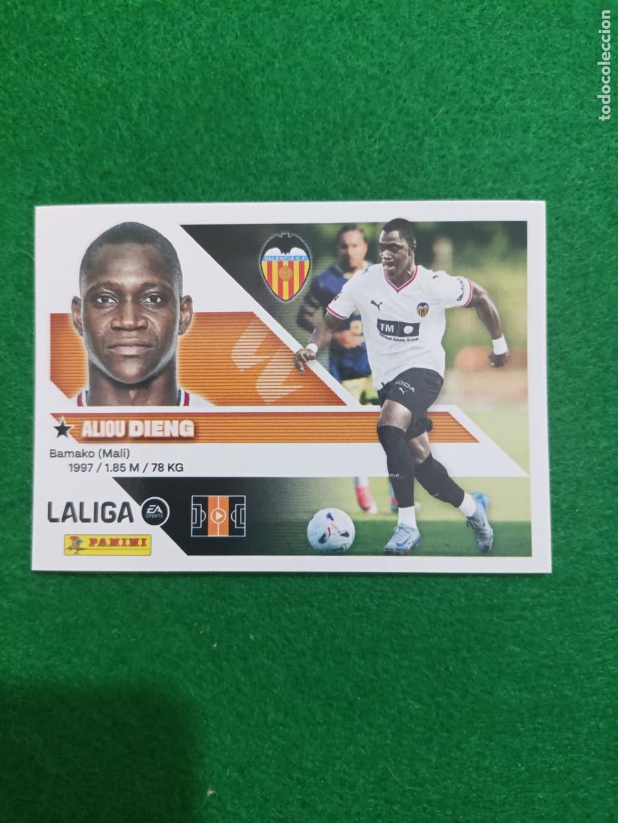 Cromos de f&uacute;tbol: LIGA ESTE 2026 2027 VALENCIA FC DIENG BIS N&ordm;16