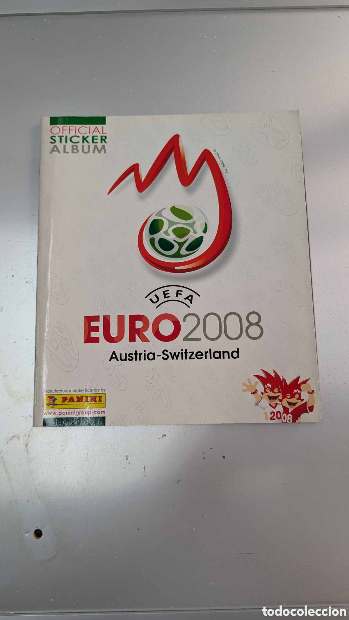 Cromos de f&uacute;tbol: ALBUM INCOMPLETO EUROCOPA 2008 EURO 2008 PANINI EN MUY BUEN ESTADO