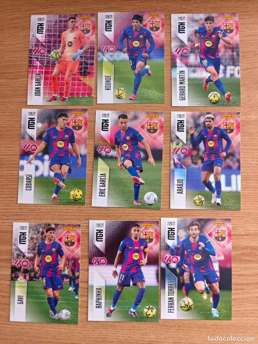 Cromos de f&uacute;tbol: Lote 9 Cromos Megacracks 26 27 FC Barcelona 2026 2027