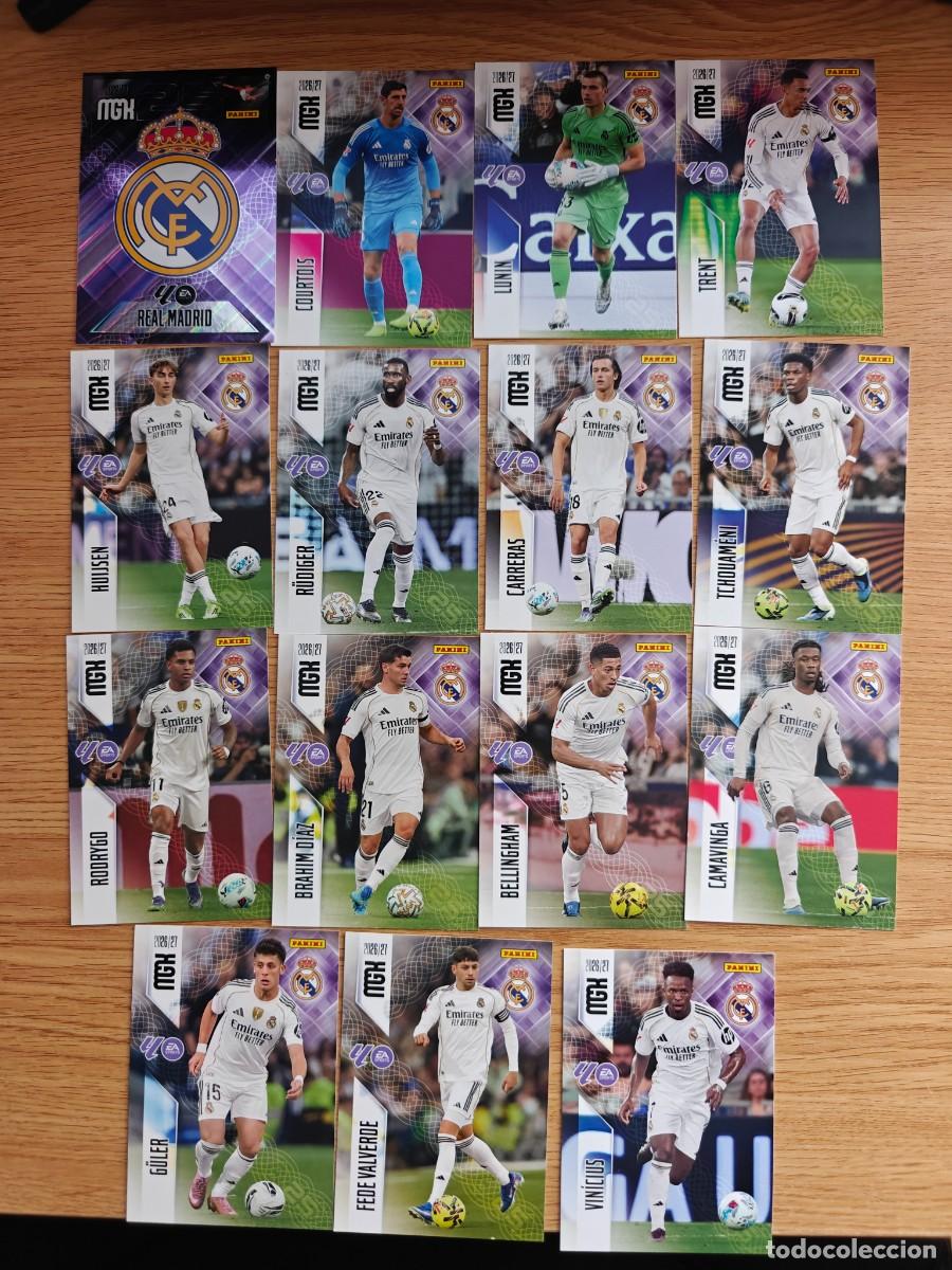 Cromos de f&uacute;tbol: Lote 15 Cromos Megacracks 26 27 Real Madrid CF 2026 2027