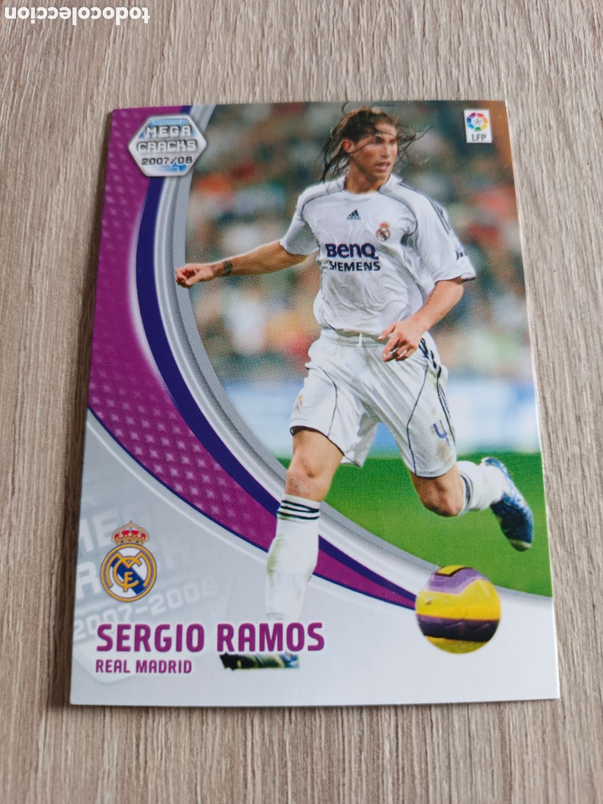 Cromos de f&uacute;tbol: SERGIO RAMOS REAL MADRID. MEGACRACKS 2007-2008. N 167. EXCELENTE ESTADO