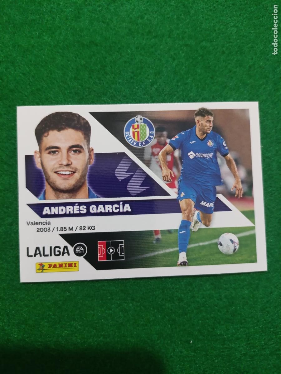 Cromos de f&uacute;tbol: LIGA ESTE 2026 2027 GETAFE CF ANDRES GARCIA FICHAJE N&ordm;18