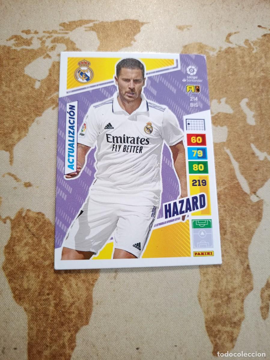 Cromos de f&uacute;tbol: # Real Madrid 214 bis HAZARD Adrenalyn 2022-23