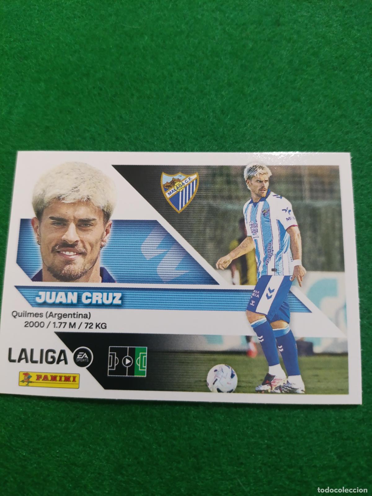 Cromos de f&uacute;tbol: LIGA ESTE 2026 2027 MALAGA CF FICHAJE N&ordm;11 JUAN CRUZ