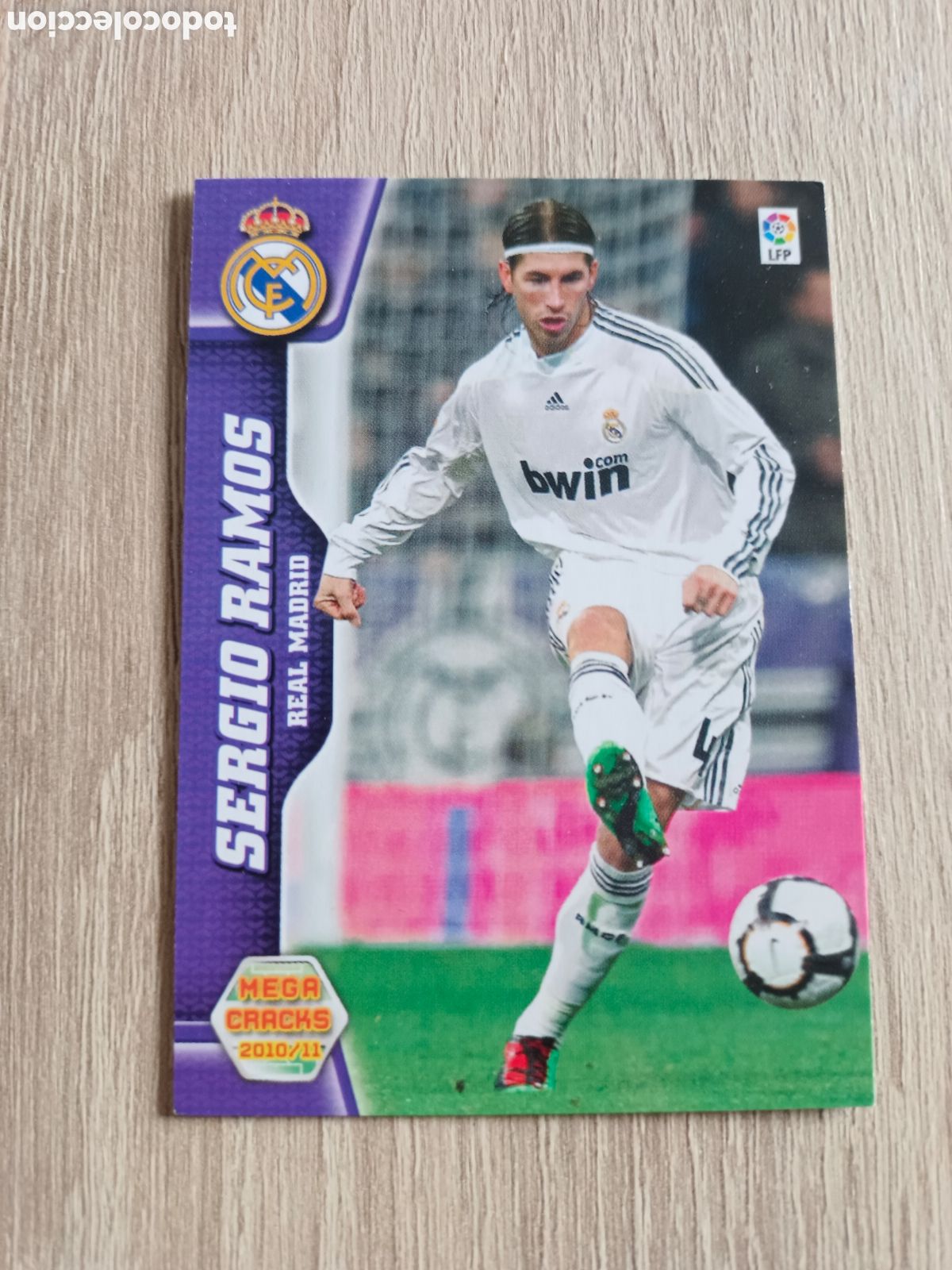 Cromos de f&uacute;tbol: SERGIO RAMOS REAL MADRID. MEGACRACKS 2010-2011. N 165.EXCELENTE ESTADO
