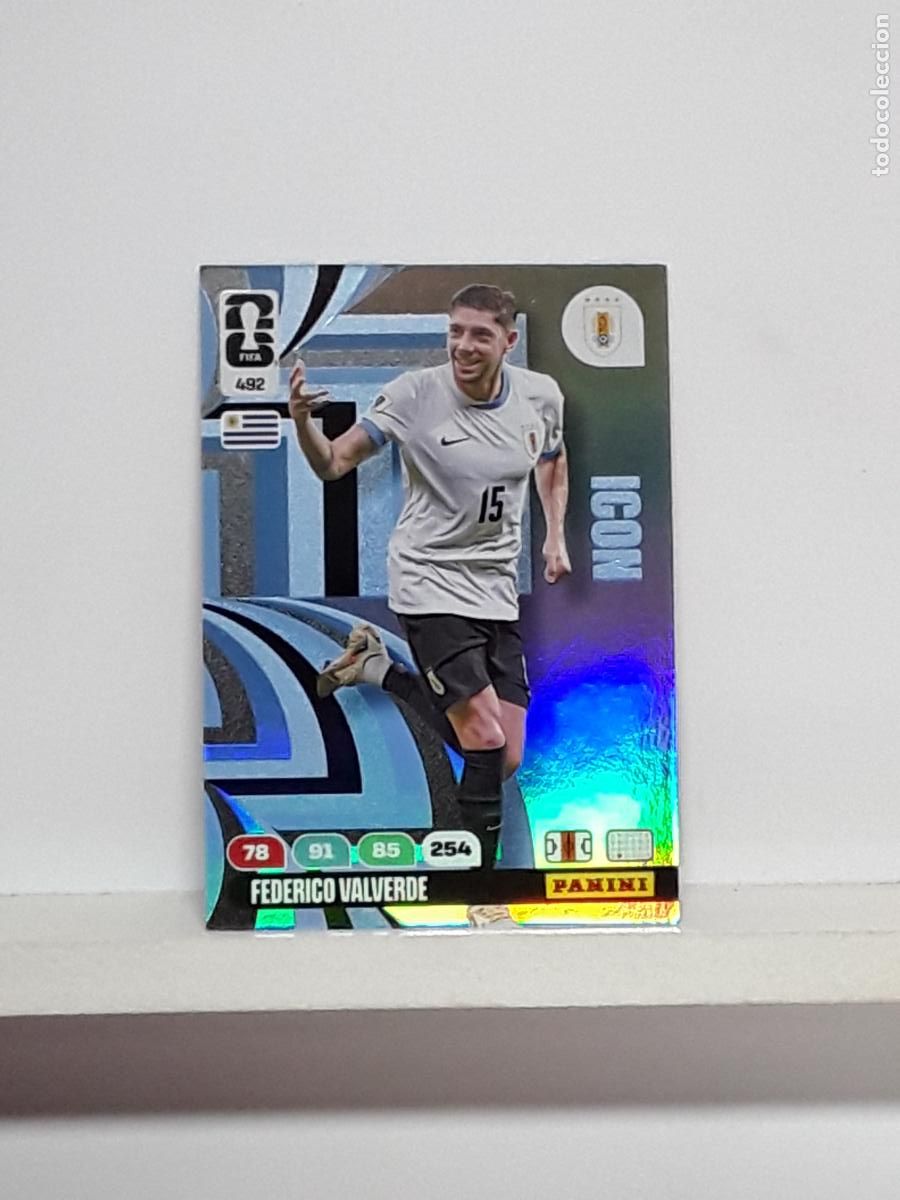 Football Stickers: ADRENALYN MUNDIAL 2026 WORLD CUP 26 ALBUM PANINI N 492 URUGUAY FEDERICO VALVERDE