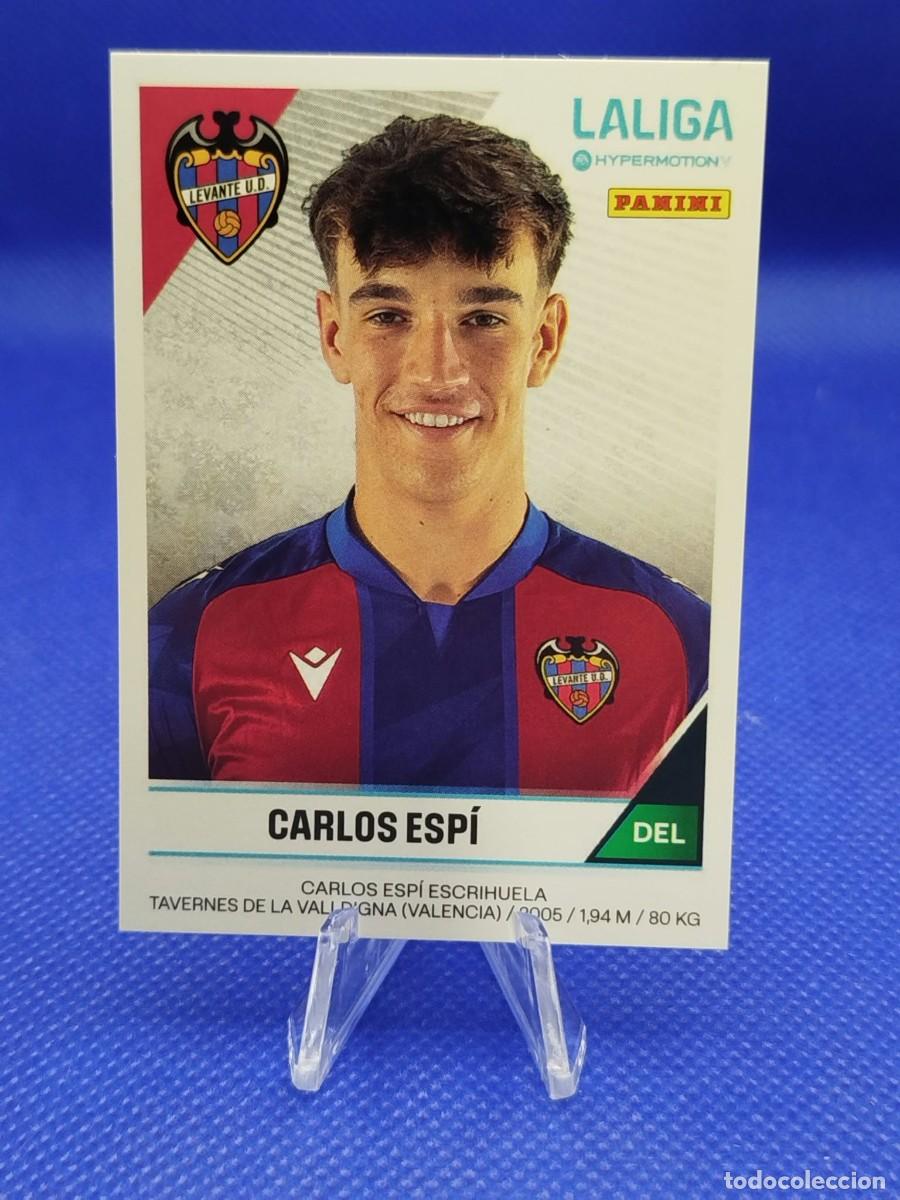 Cromos de f&uacute;tbol: #284B CARLOS ESPI RC LEVANTE UD 2024 2025 PANINI LIGA HYPERMOTION 24 25