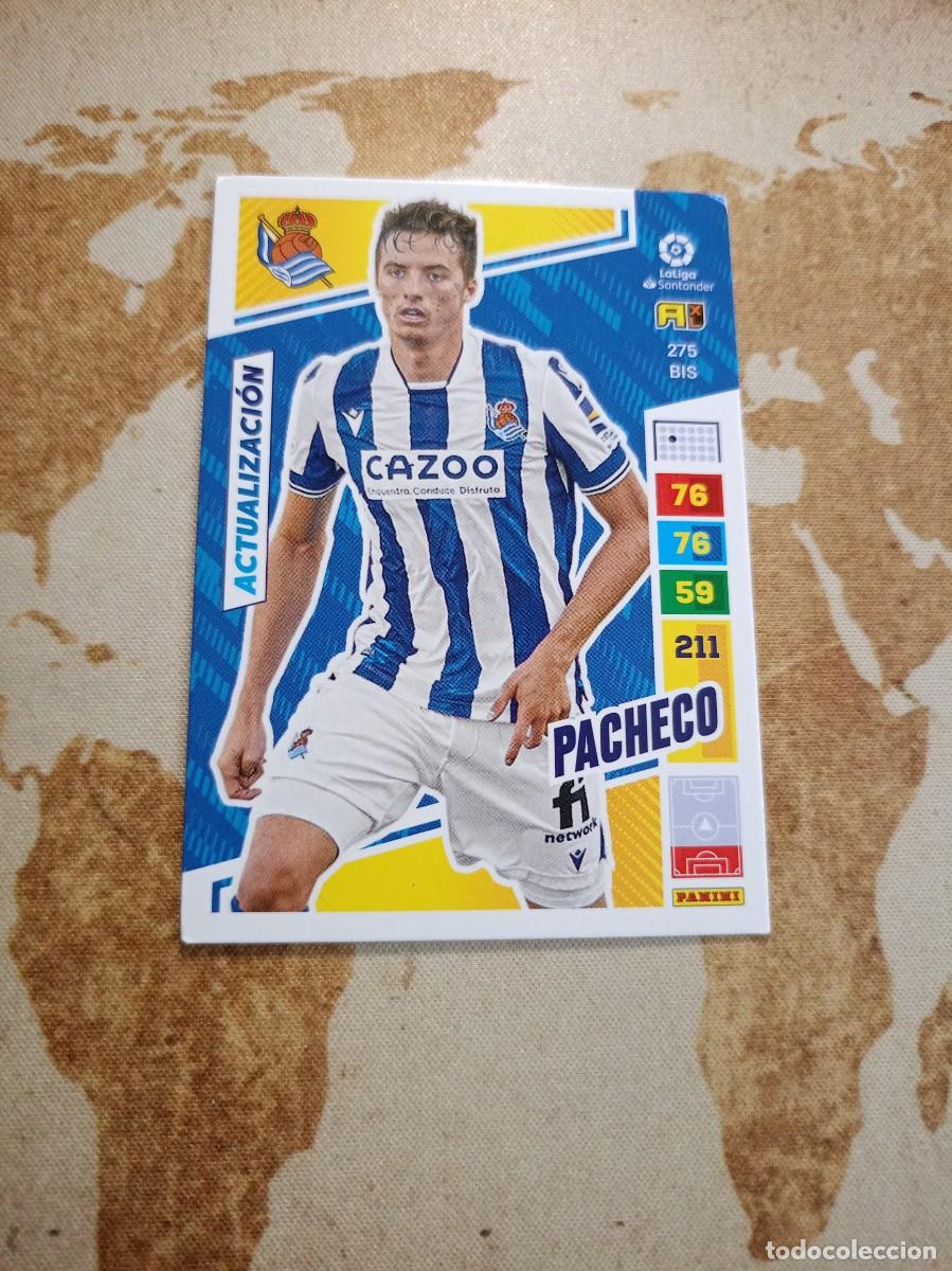 Cromos de f&uacute;tbol: # Real sociedad 275 bis PACHECO Adrenalyn 2022-23