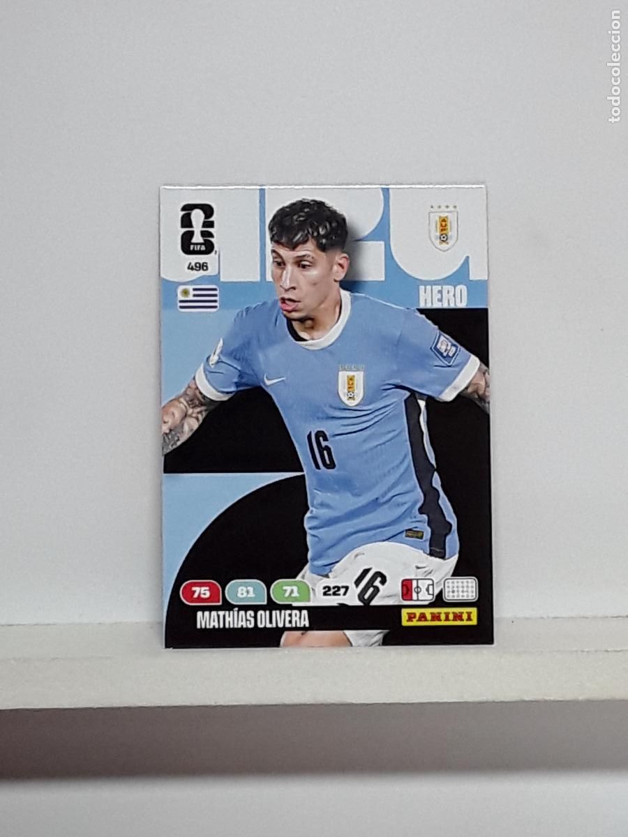 Figurine di Calcio: ADRENALYN MUNDIAL 2026 WORLD CUP 26 ALBUM PANINI N 496 URUGUAY MATHIAS OLIVERA