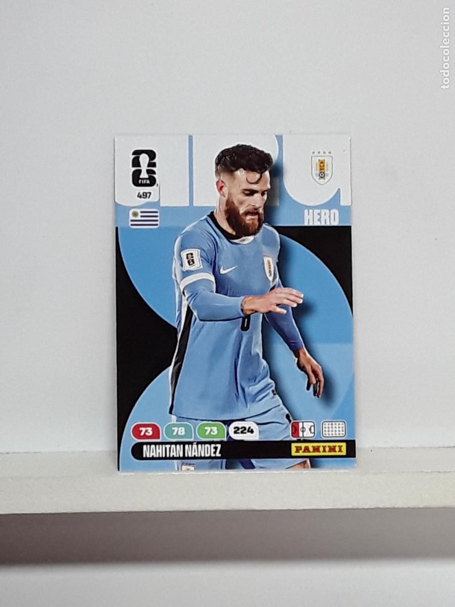 Figurine di Calcio: ADRENALYN MUNDIAL 2026 WORLD CUP 26 ALBUM PANINI N 497 URUGUAY NAHITAN NANDEZ