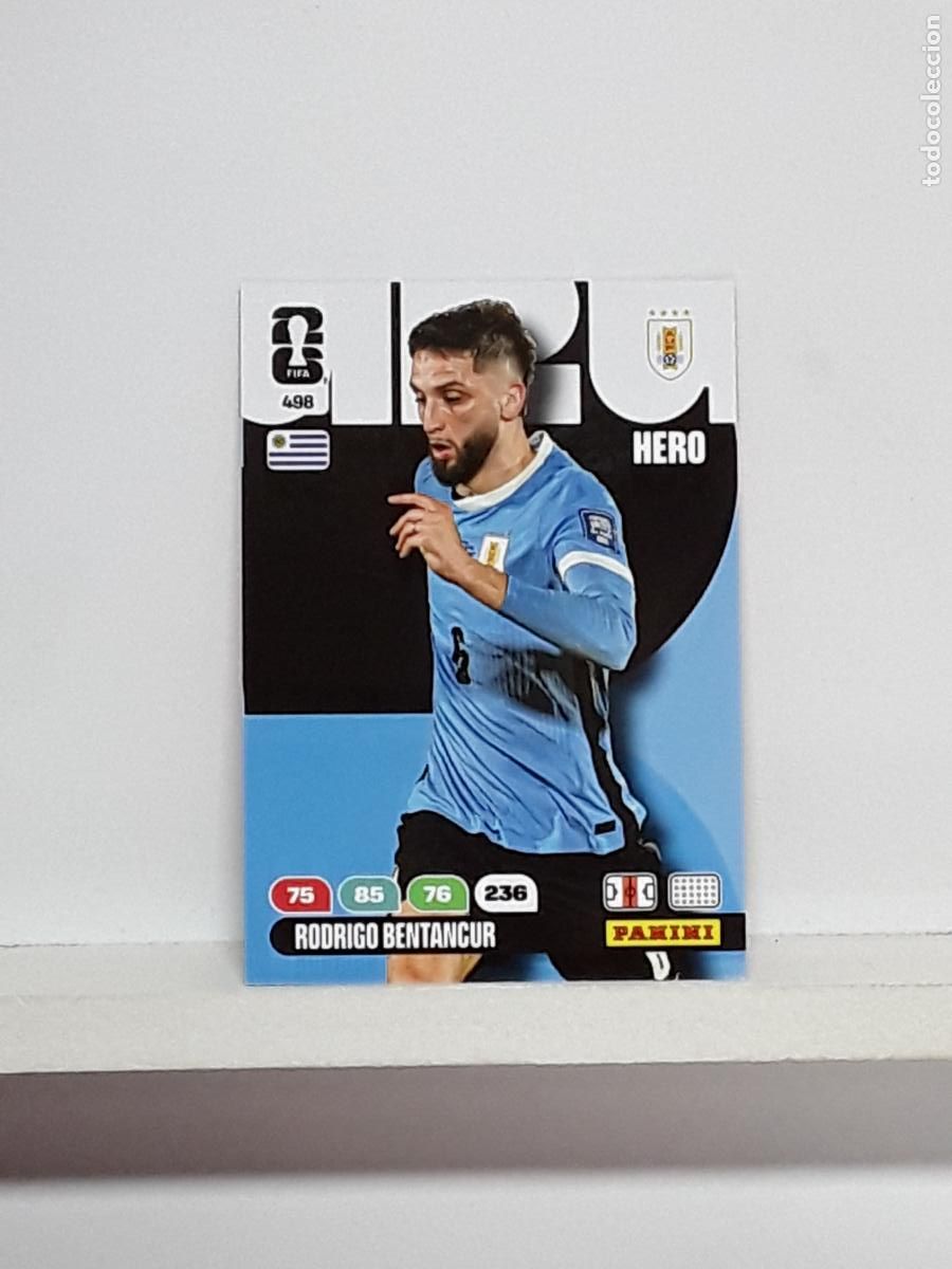 Figurine di Calcio: ADRENALYN MUNDIAL 2026 WORLD CUP 26 ALBUM PANINI N 498 URUGUAY RODRIGO BENTANCUR