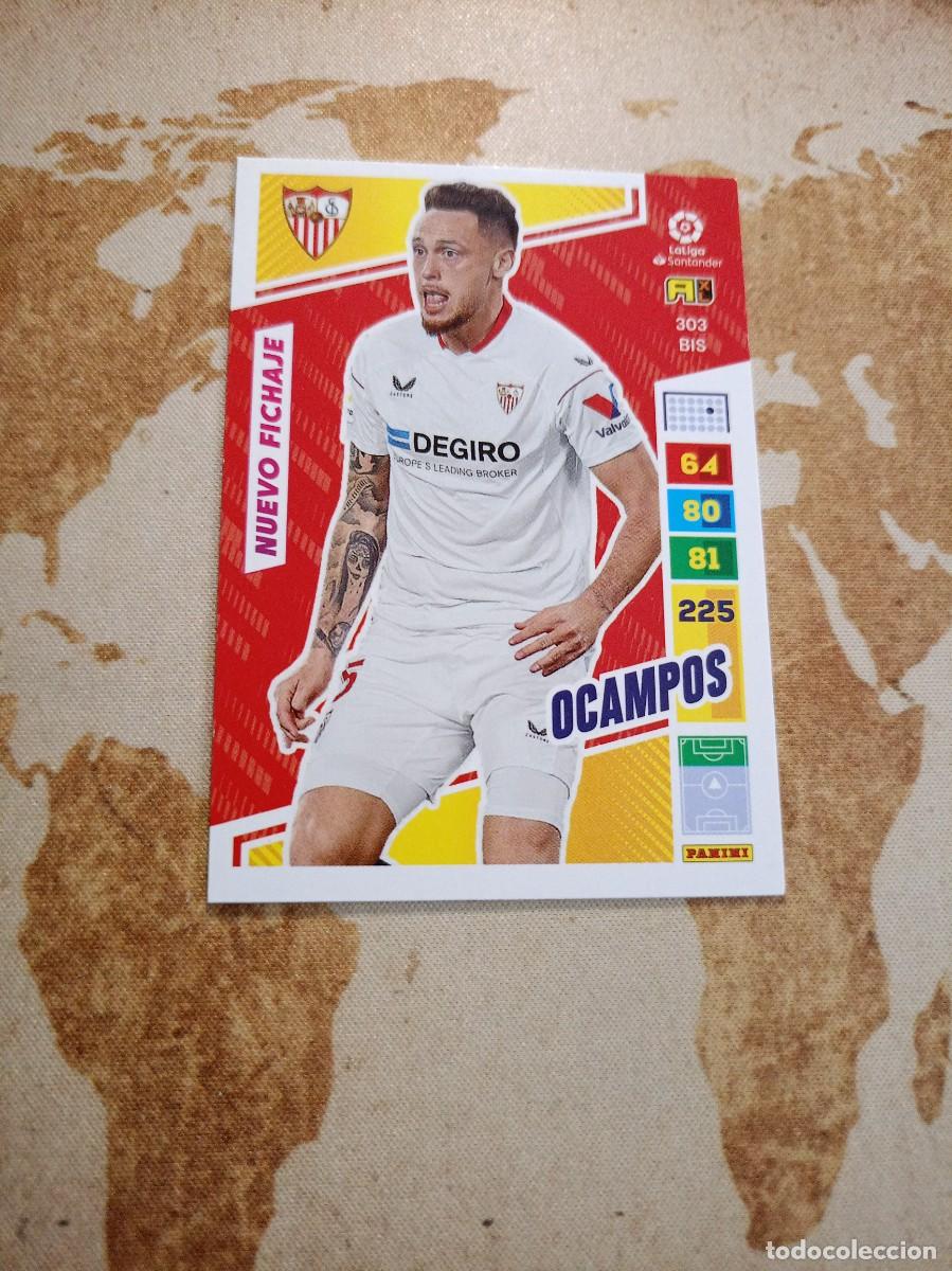 Cromos de f&uacute;tbol: # Sevilla 303 bis OCAMPOS Adrenalyn 2022-23