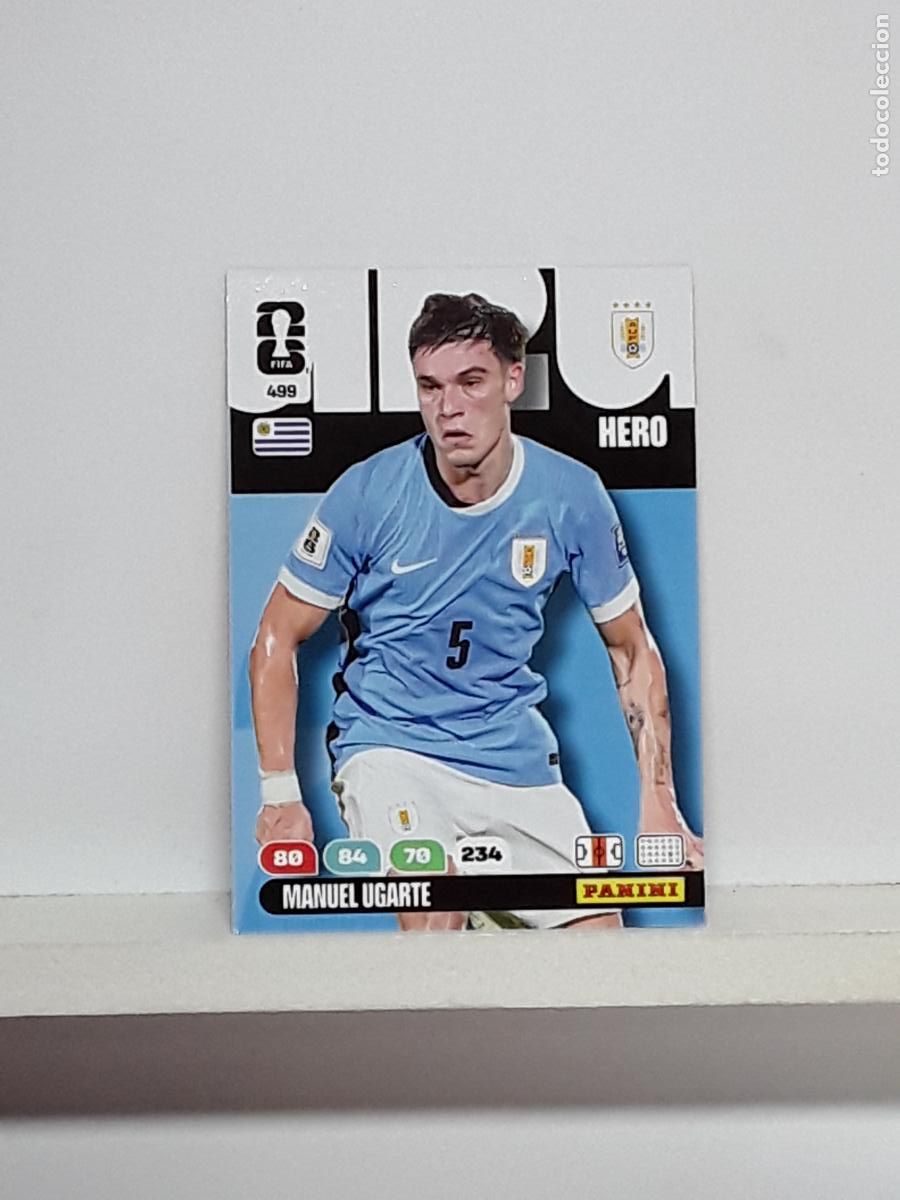 Cromos de f&uacute;tbol: ADRENALYN MUNDIAL 2026 WORLD CUP 26 ALBUM PANINI N 499 URUGUAY MANUEL UGARTE