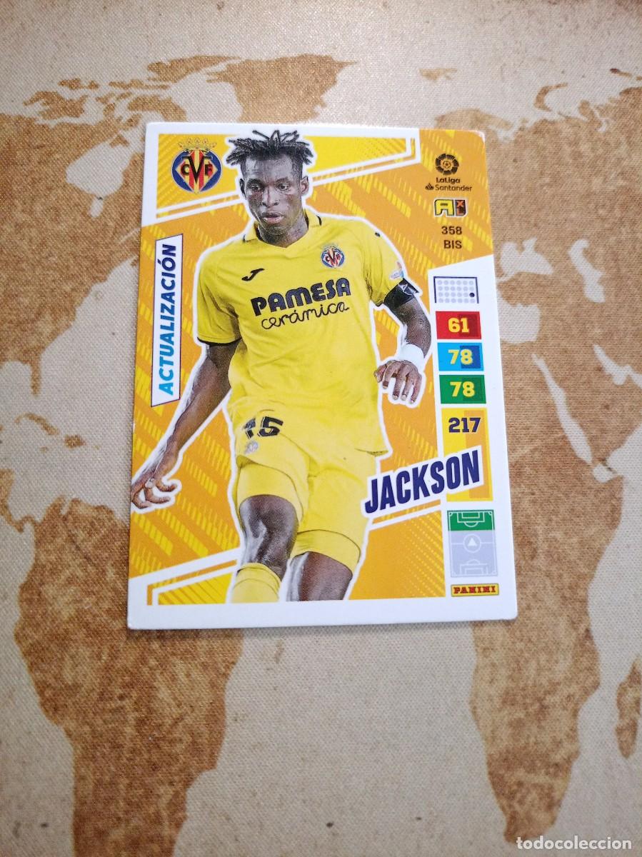 Cromos de f&uacute;tbol: # Villarreal 358 bis JACKSON Adrenalyn 2022-23